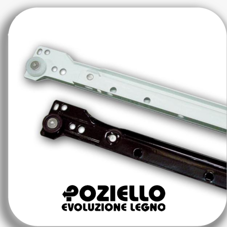 guide per cassetti da cm 55 bianche