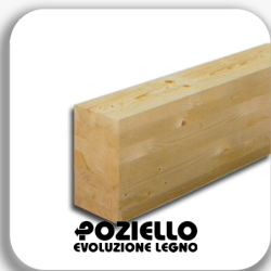 trave pino lamellare 90x90 impregnato