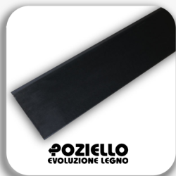 zoccolatura nero pvc cm 15 da 4 mt cod. 099