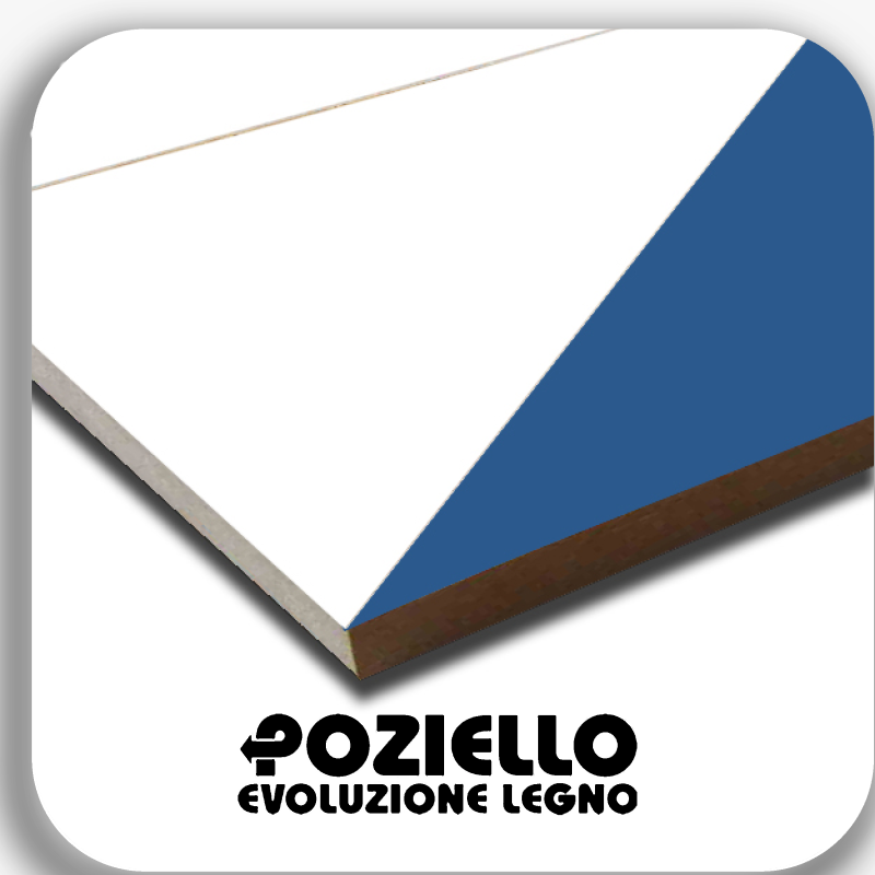 mdf nobilitato mm 18** blu 445-bianco 0118