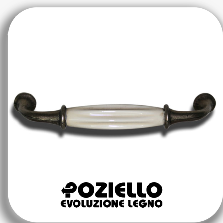 maniglia mmp012 avorio-argento