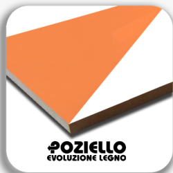 mdf nobilitato mm 18 arancio 451-bianco 0118