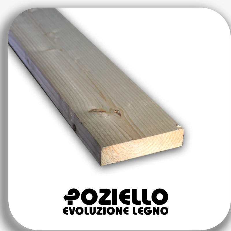 listello abete 2000x15x15 mm piallato