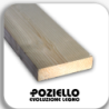 listello abete 2000x35x145 mm piallato