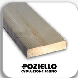 listello abete 2000x45x95 mm piallato