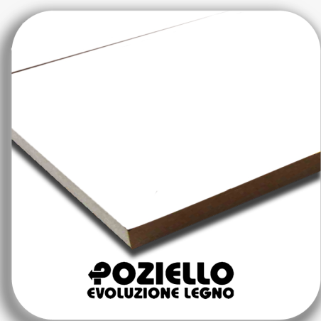 mdf nobilitato mm 18 bianco 0118-bianco 0118