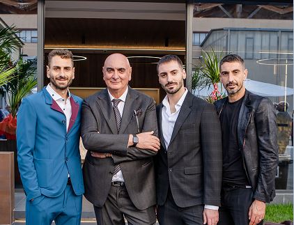 La famiglia Poziello, immagine dall’archivio aziendale